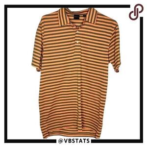 ‎Medium Dunning Golf Orange-Gray SS Polo